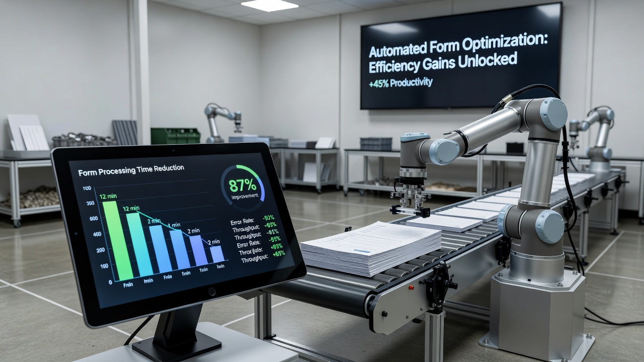 Uncovering Efficiency Gains from Automated Form Optimization in Small-Scale Manufacturing Setups